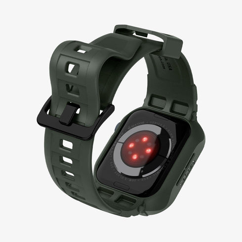 ACS05460 - Apple Watch Series (Apple Watch (49mm)) in matte black showing the front